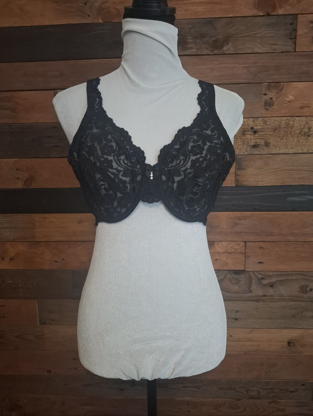 EUC Smart & Sexy Black Lace Bra - 38C